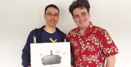 Palmer Luckey Hand-Delivers First Oculus Rift Headset