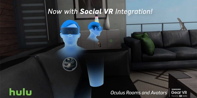 Hulu VR Now Adds Oculus Rooms, Avatars and Touch Support