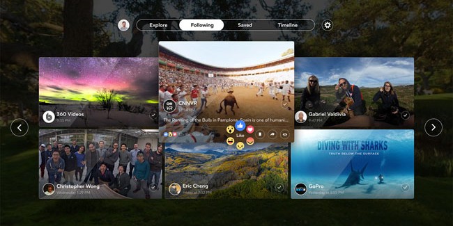 Facebook Launches its First Dedicated 360° Content App on Oculus Platform