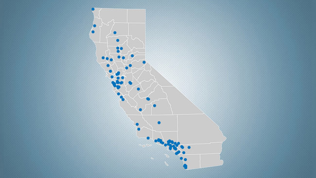 California Library Rift Map