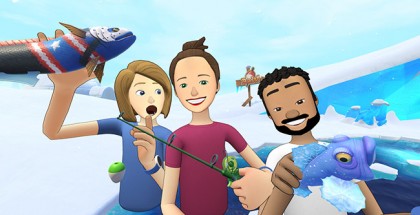 'Facebook Spaces' Users Can Now Ice Fish with Friends and Family in VR