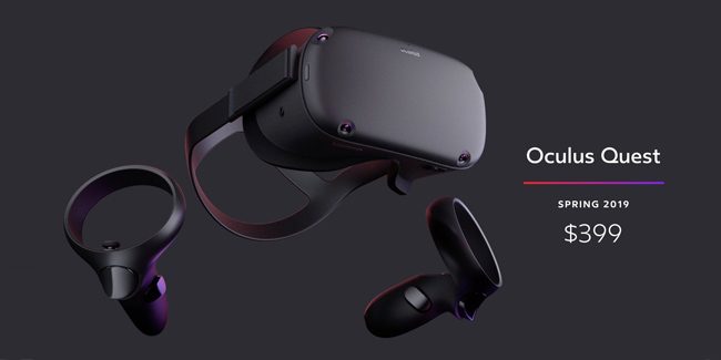 ‘Oculus Quest’ Standalone VR Headset Coming Spring 2019, starting at $399