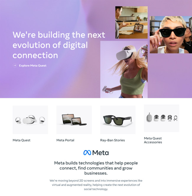 meta online store site